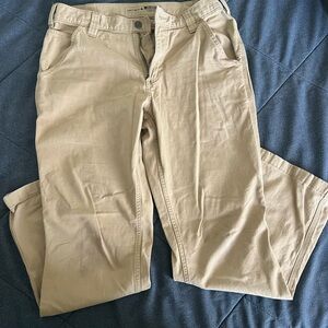 Khaki Carhartt Pants - Relaxed Fit